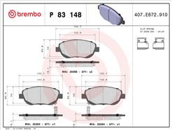 BREMBO P 83 148
