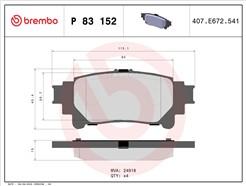 BREMBO P 83 152