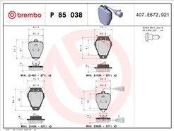 BREMBO P 85 038