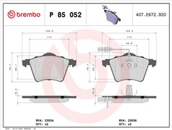 BREMBO P 85 052
