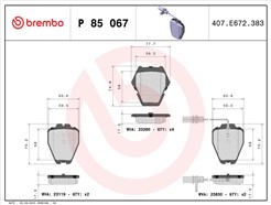 BREMBO P 85 067