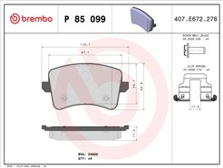 BREMBO P 85 099