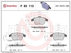 BREMBO P 85 113