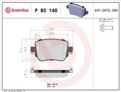 BREMBO P 85 140