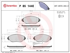 BREMBO P 85 144E