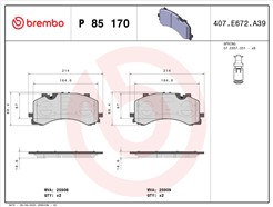 BREMBO P 85 170