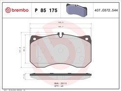 BREMBO P 85 175