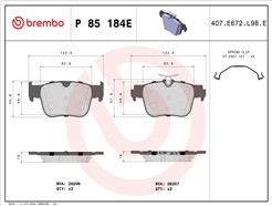 BREMBO P 85 184E