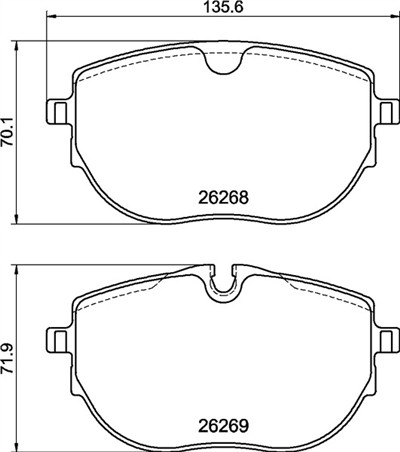 BREMBO P 85 187 Číslo výrobce: 26268. EAN: 8020584120194.