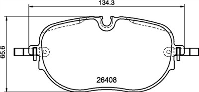 BREMBO P 85 195 Číslo výrobce: 26408. EAN: 8020584122976.