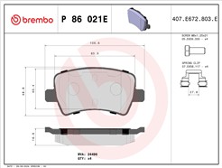 BREMBO P 86 021E
