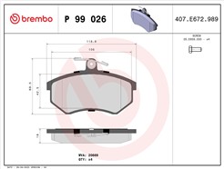 BREMBO P 99 026