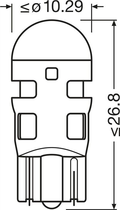 OSRAM 2825DRP-2BL EAN: 4062172401692.