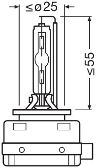 OSRAM 66140 Číslo výrobce: D1S. EAN: 4008321184276.
