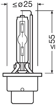 OSRAM 66240CBN-2HB Číslo výrobce: D2S. EAN: 4062172397612.