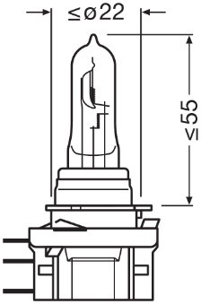 OSRAM 64176CBN-2HB Číslo výrobce: H15. EAN: 4062172387811.