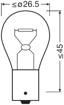 OSRAM 7507 Číslo výrobce: PY21W. EAN: 4050300891477.