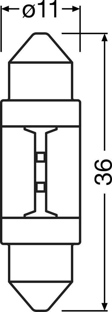 OSRAM 6418DWNB-ECE-2HB Číslo výrobce: C5W.