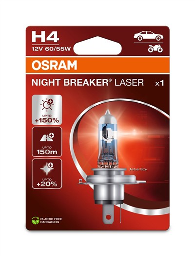 OSRAM 64193NL-1BL Číslo výrobce: H4. EAN: 4062172395700.
