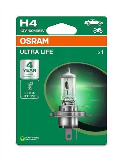 OSRAM 64193ULT-1BL Číslo výrobce: H4. EAN: 4062172395748.