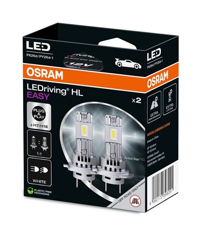 OSRAM 64210DWESY-2HB Číslo výrobce: H7 LED / H18 LED. EAN: 4062172398091.