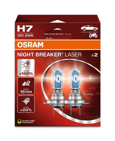 OSRAM 64210NL-2HB Číslo výrobce: H7. EAN: 4062172387590.