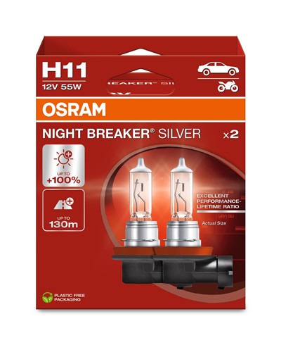 OSRAM 64211NBS-2HB Číslo výrobce: H11. EAN: 4062172387699.