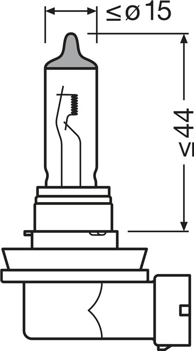 OSRAM 64211NBS-2HB Číslo výrobce: H11. EAN: 4062172387699.
