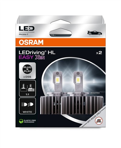 OSRAM 66540DWESY-2HB Číslo výrobce: D5S LED. EAN: 4062172410298.