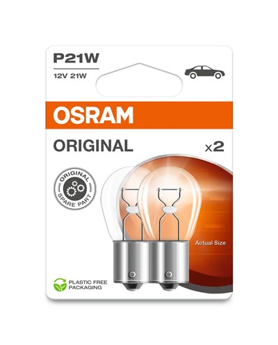 OSRAM 7506-2BL Číslo výrobce: P21W. EAN: 4062172396325.