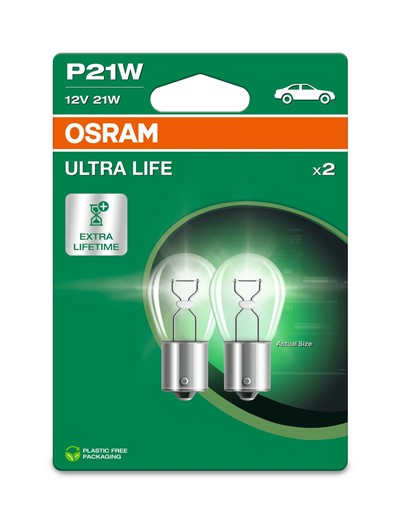 OSRAM 7506ULT-2BL Číslo výrobce: P21W. EAN: 4062172394833.