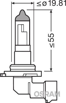 OSRAM 9145 Číslo výrobce: H10. EAN: 4052899348622.
