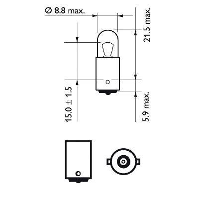 PHILIPS 12929B2 Číslo výrobce: 05550730. EAN: 8711559520094.