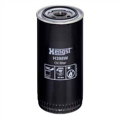 HENGST FILTER H398W Číslo výrobce: 5278100000. EAN: 4030776057744.
