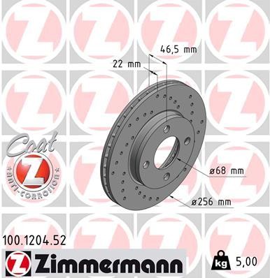 ZIMMERMANN 100.1204.52 EAN: 4250238751571.
