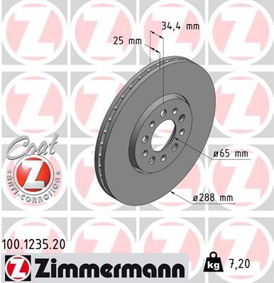 ZIMMERMANN 100.1235.20 EAN: 4250238718116.