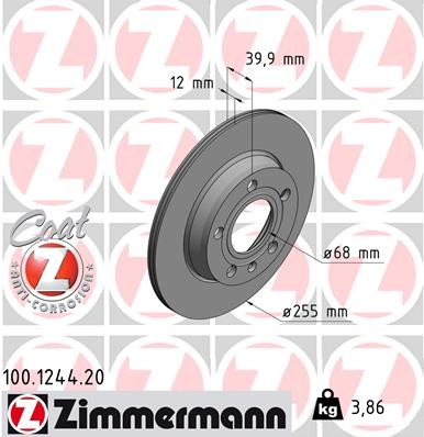 ZIMMERMANN 100.1244.20 EAN: 4250238756521.