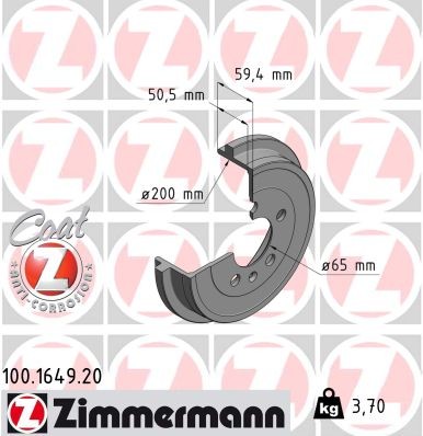 ZIMMERMANN 100.1649.20 EAN: 4250238755968.