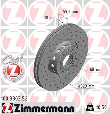 ZIMMERMANN 100.3303.52 EAN: 4250238752004.