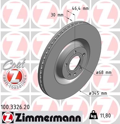 ZIMMERMANN 100.3326.20 EAN: 4250238720485.
