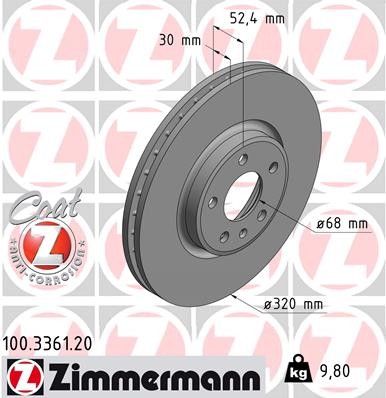 ZIMMERMANN 100.3361.20 EAN: 4250238759478.