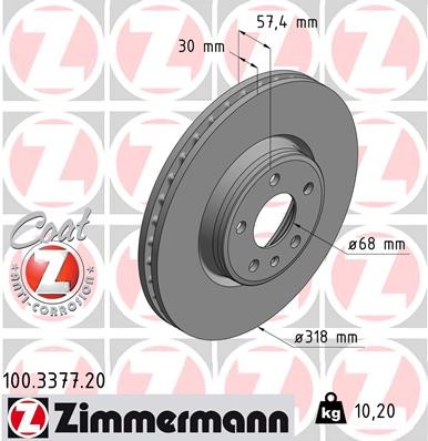 ZIMMERMANN 100.3377.20 EAN: 4250238767039.