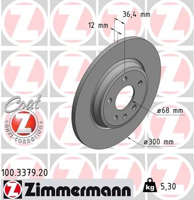 ZIMMERMANN 100.3379.20 EAN: 4250238767978.