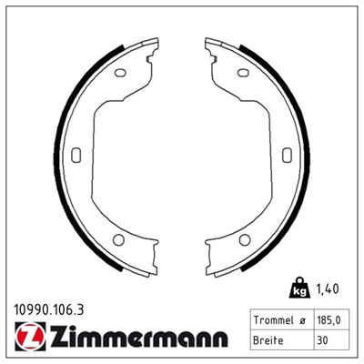 ZIMMERMANN 10990.106.3 EAN: 4250238721840.