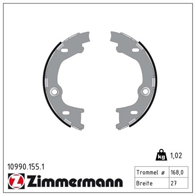 ZIMMERMANN 10990.155.1 EAN: 4250238756064.