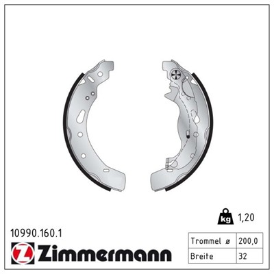 ZIMMERMANN 10990.160.1 EAN: 4250238784340.