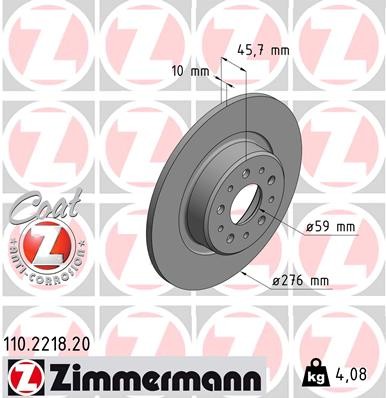 ZIMMERMANN 110.2218.20 EAN: 4250238744429.