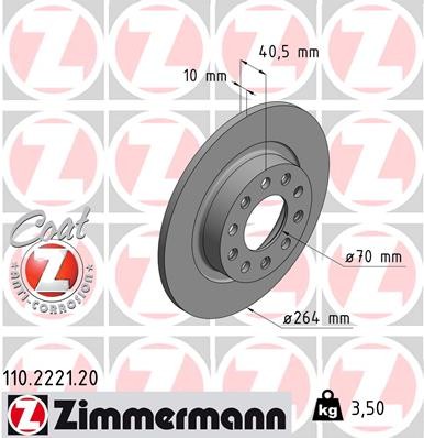 ZIMMERMANN 110.2221.20 EAN: 4250238759492.