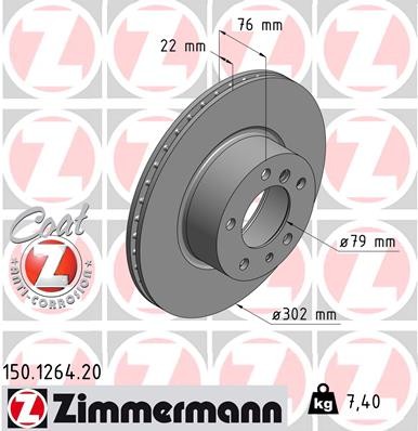 ZIMMERMANN 150.1264.20 EAN: 4250238764366.
