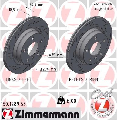 ZIMMERMANN 150.1289.53 EAN: 4250238777472.